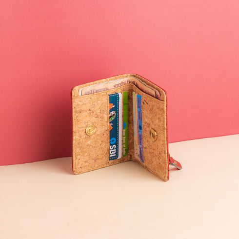 EcoLuxe Duo:Cork Wallet & Candle Gift Set | Sustainable Gifts | Crafted in India